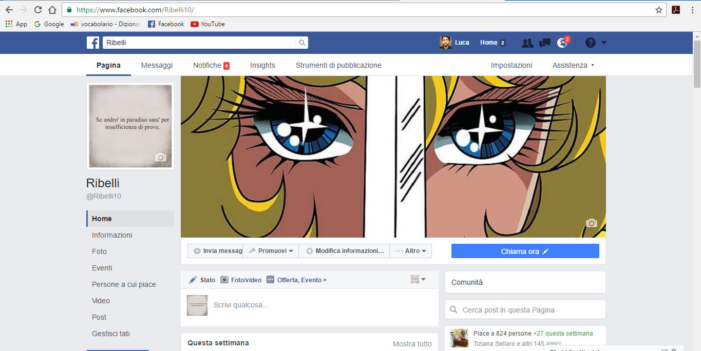 Pagina FaceBook
